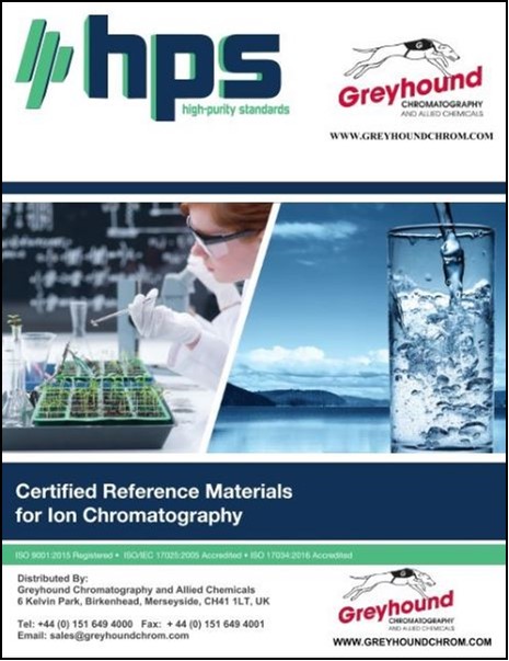 High Purity Ion Chromatography Brochure Cover Image